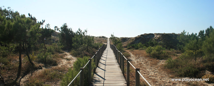 Walkway at Praia do Rodanho Beach