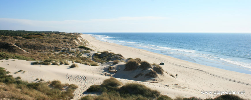 South of Praia do Rodanho Beach
