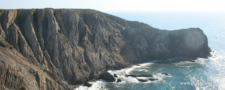 Cliff at Praia da Águia Beach