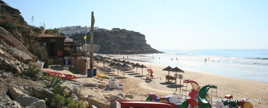 Bar of Praia do Burgau Beach