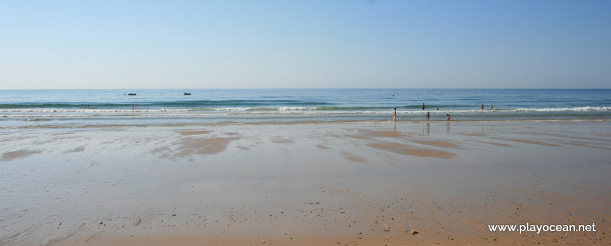 Seaside of Praia do Burgau Beach