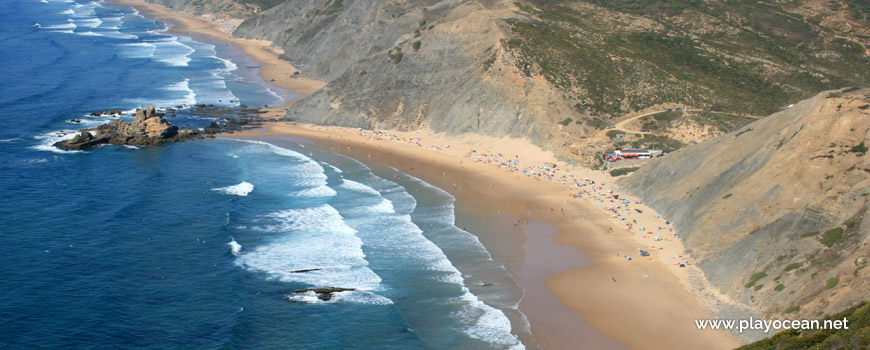 Panorâmica da Praia do Castelejo