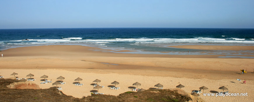 Sea at Praia da Cordoama Beach