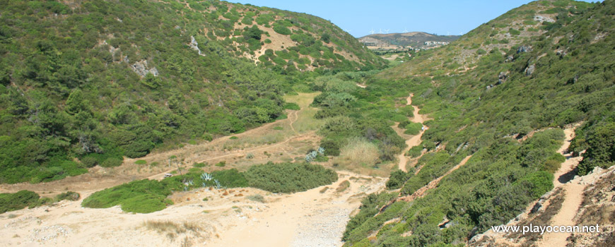 Hills at Praia da Figueira Beach