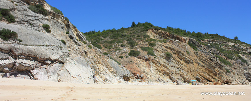 Cliff, Praia da Fóia do Carro Beach