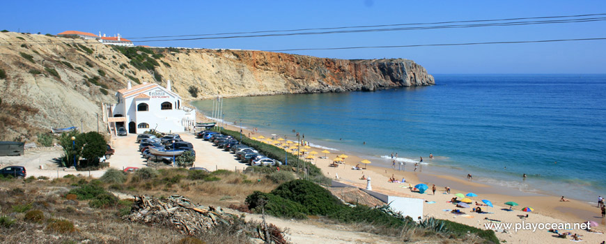 Parking of Praia da Mareta Beach