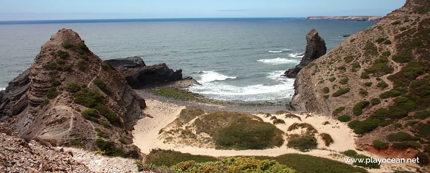 Panoramic of Praia da Manteiga Beach