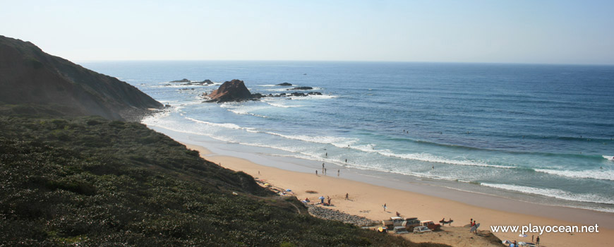 South at Praia da Ponta Ruiva Beach