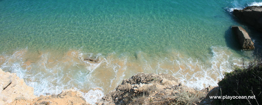 Sea at Prainha das Poças Beach