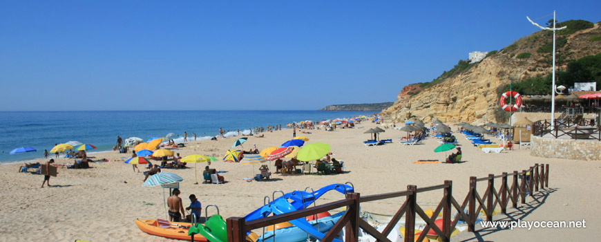 Entrance of Praia da Salema Beach