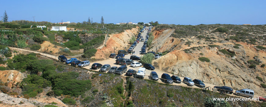 Parking of Praia do Tonel Beach