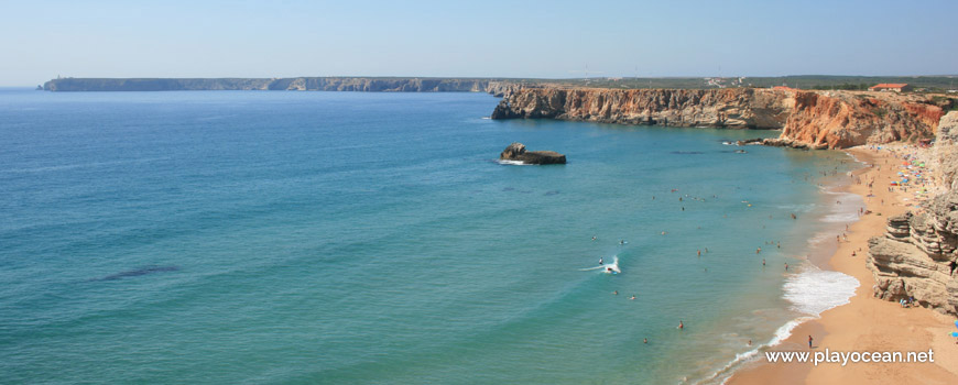 Panoramic of Praia do Tonel Beach