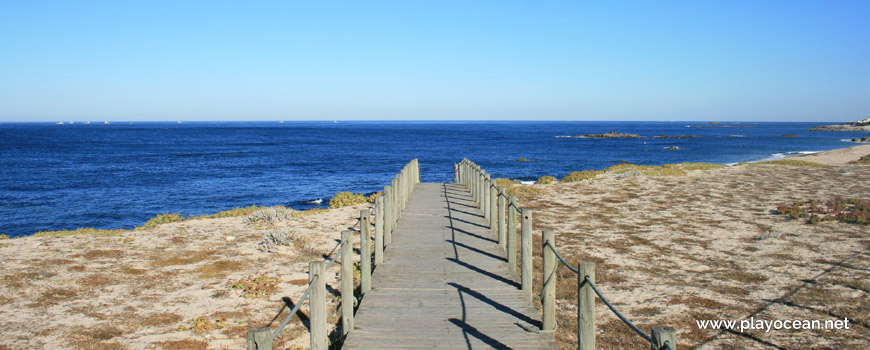 Walkway at Praia de Moreiró (North) Beach