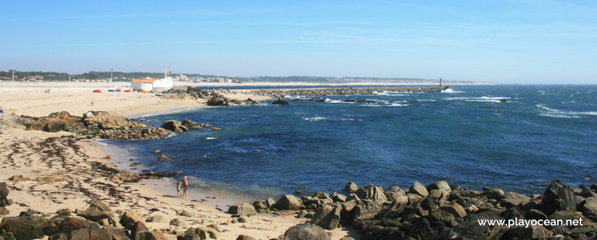 Sea at Praia da Senhora da Guia Beach