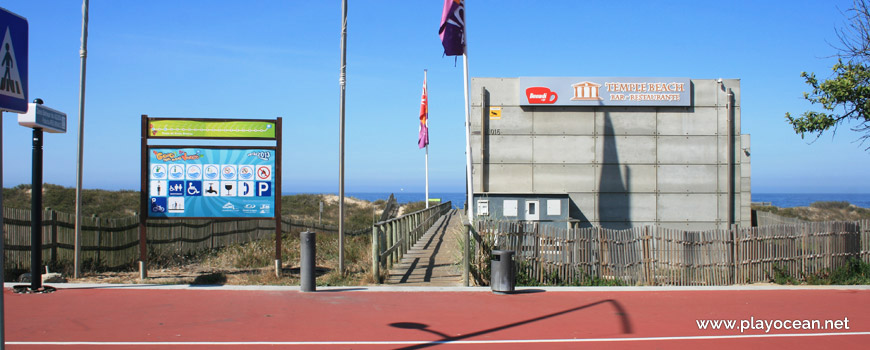 Entrance, Praia da Areia Branca Beach