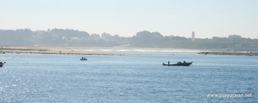 Panoramic of Praia do Cabedelo do Douro Beach