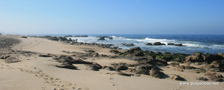 Rochas na Praia da Madalena (Norte)