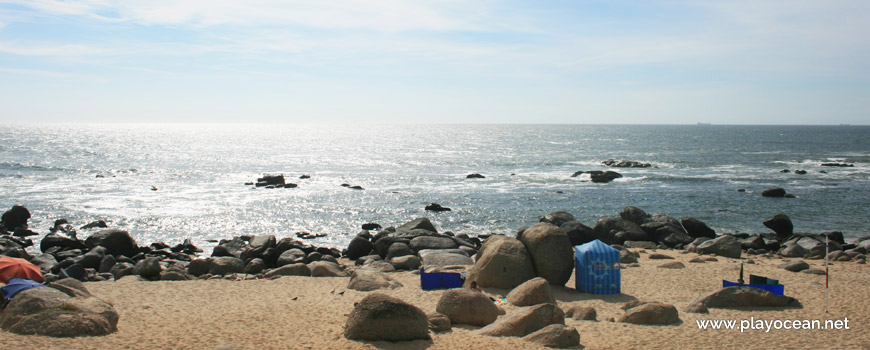 Sea at Praia de Salgueiros Beach