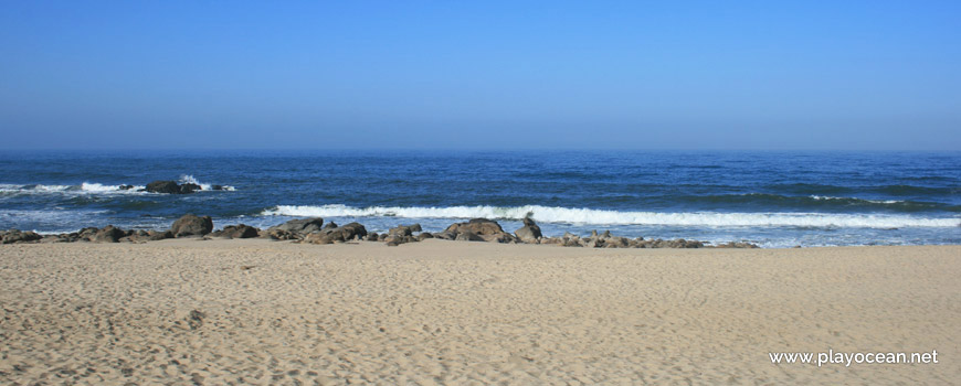 Sea at Praia de Valadares (North) Beach