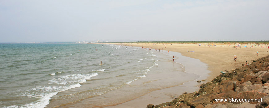 Oeste na Praia da Ponta da Areia