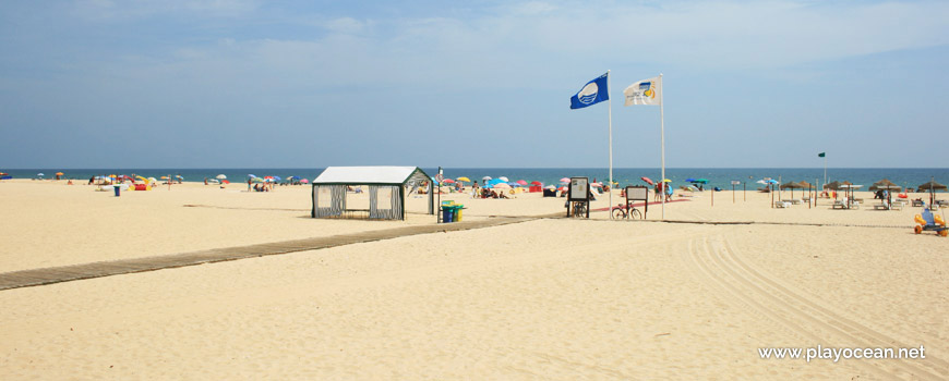 Banners of Praia da Lota Beach