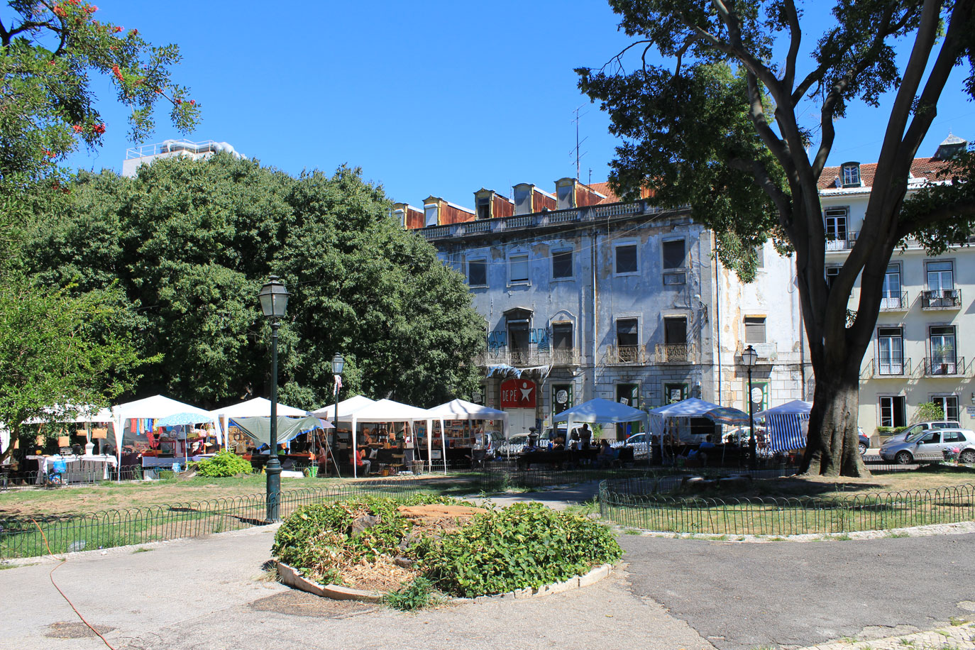 Jardim Alfredo Keil em Lisboa • Portugal