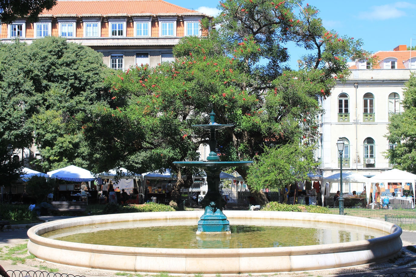 Jardim Alfredo Keil em Lisboa • Portugal