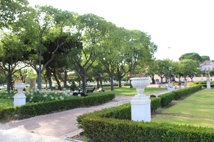 Garden of Praça Afonso de Albuquerque