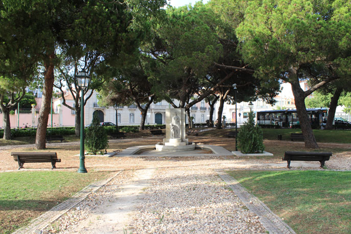 Garden of Praça Afonso de Albuquerque