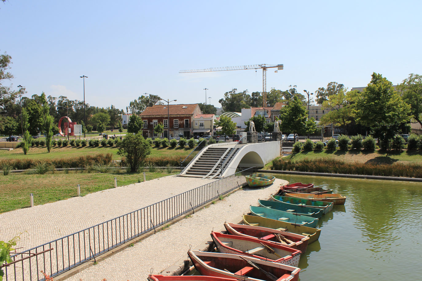 Jardim Do Campo Grande Em Lisboa Portugal