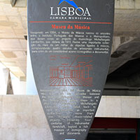 Tabuleta do Museu da Música
