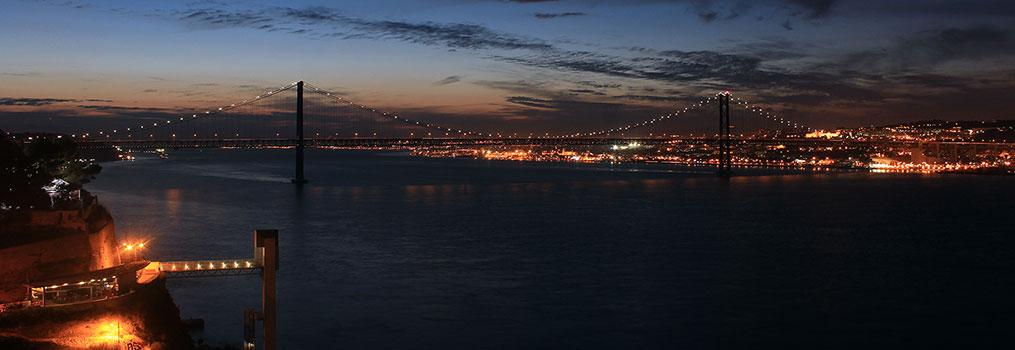 Lisboa ao anoitecer